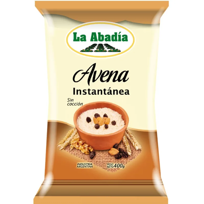 Avena instantánea La Abadía 400 g.