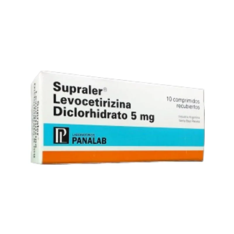 Supraler 5 mg Levocetirizina x 10 Comp