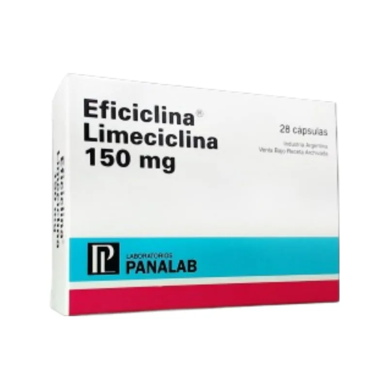 Eficiclina Limeciclina 150 mg x 28 Cáps
