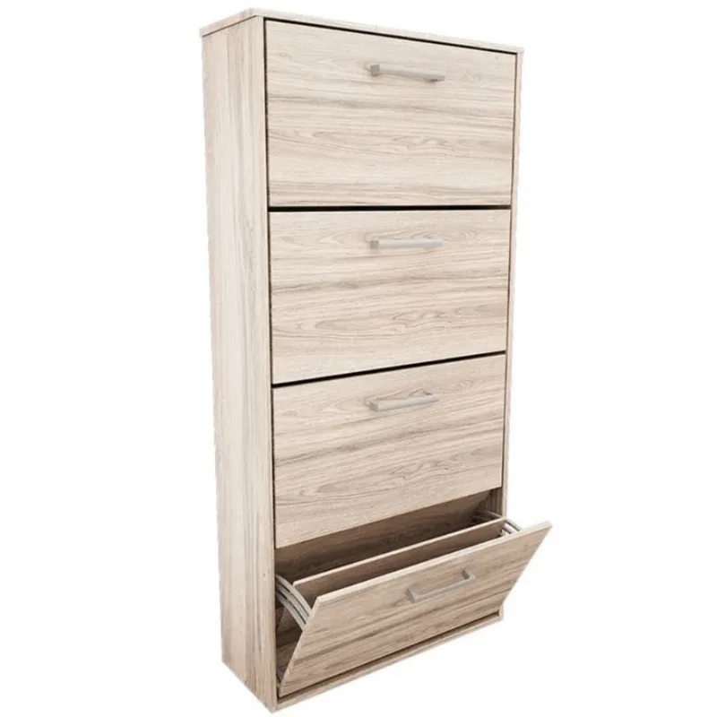 Zapatero 4 Puertas Tono Abedul 249