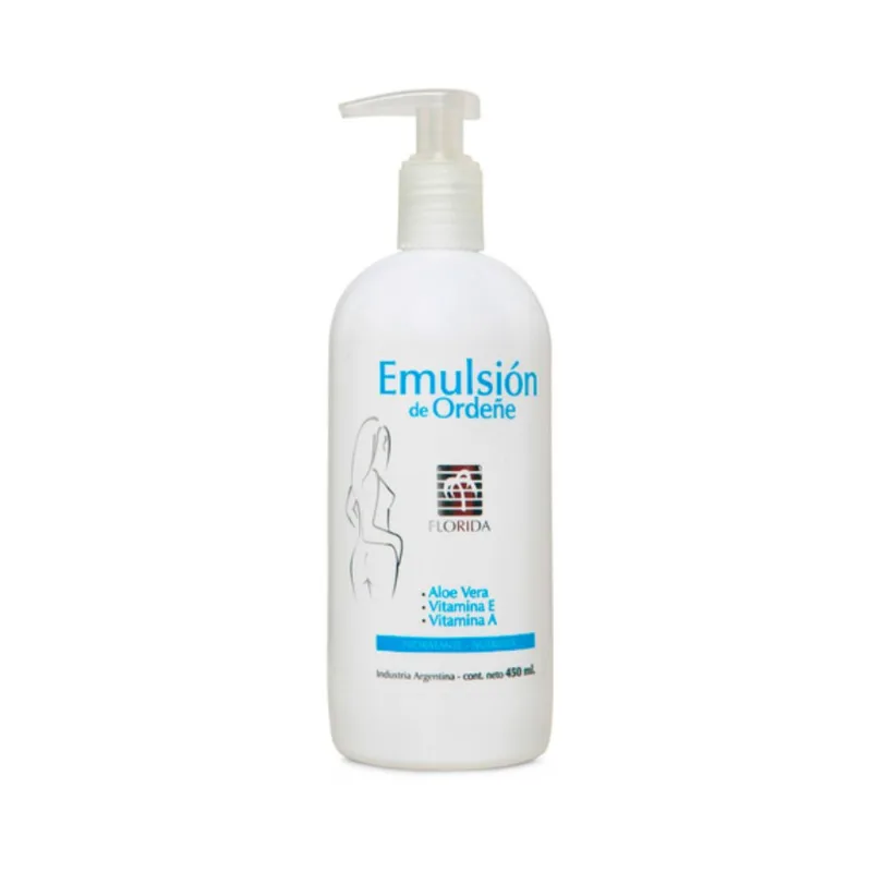 Emulsión corporal Florida con vitamina A-E aloe 450 cc.