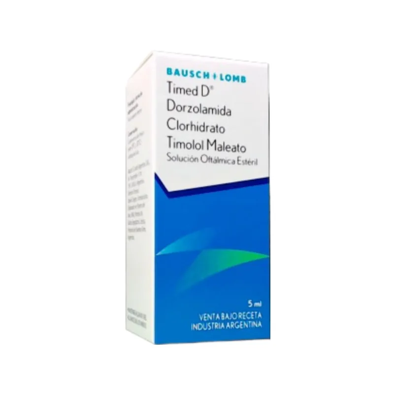 Timed D Dorzolamida + Timolol Solución Oftálmica x 5 ml