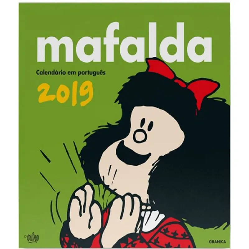 Mafalda - Calendario Parede - 2019 - Verde