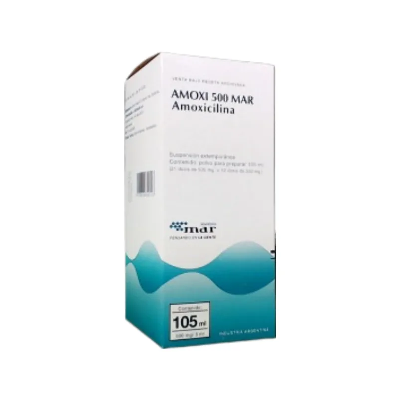 Amoxi 500 Mar Amoxicilina 500 mg Suspensión Extemporánea x 105 ml
