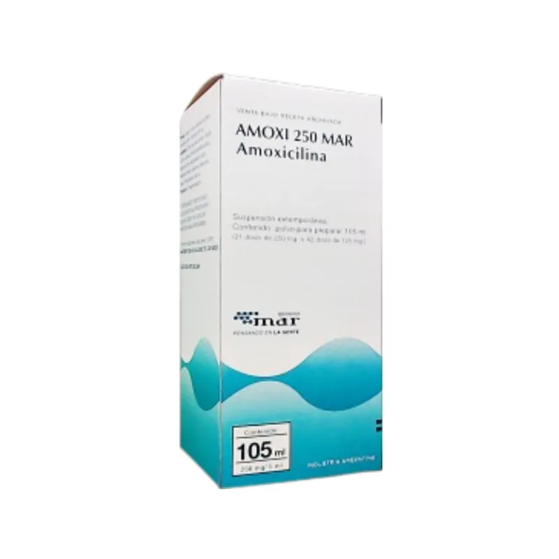 Amoxi 250 Mar Amoxicilina 250 mg Suspensión Extemporánea x 105 ml