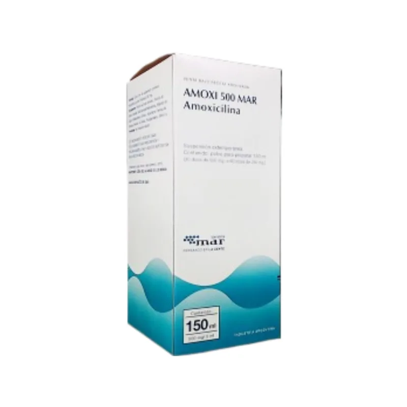 Amoxi 500 Amoxicilina 500 mg Suspensión Extemporánea x 150 ml
