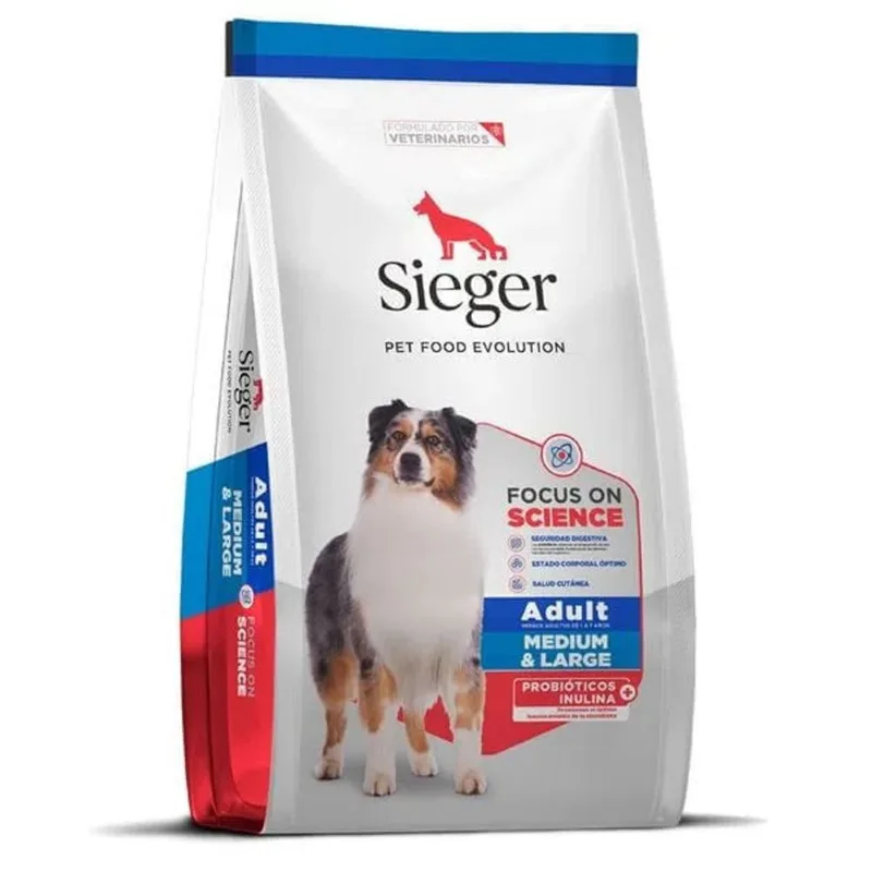 Sieger Perro Adulto Mediano Y Grande X 15 Kg SIEGER PERRO ADULTO SUPER PREMIUM X 15 KG