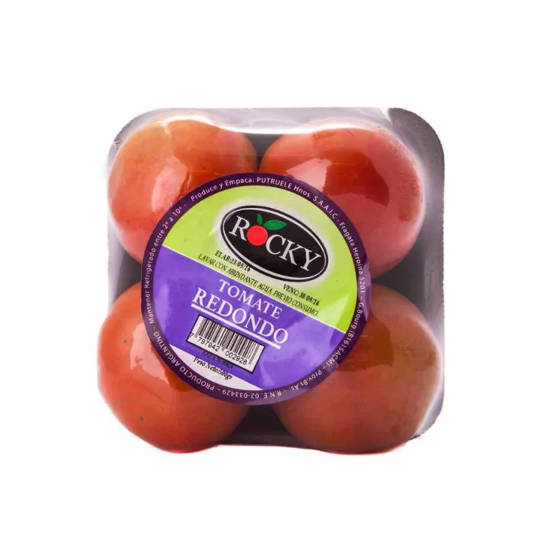 Tomate Rocky Empaquetada Bja 750 Gr.