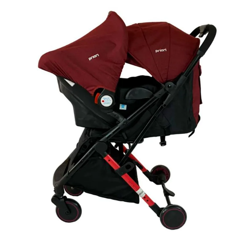 Coches travel system Priori compacto mycro negro