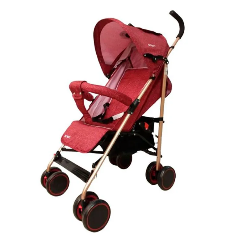 Coche paragua Priori plegado tipo tijera rojo