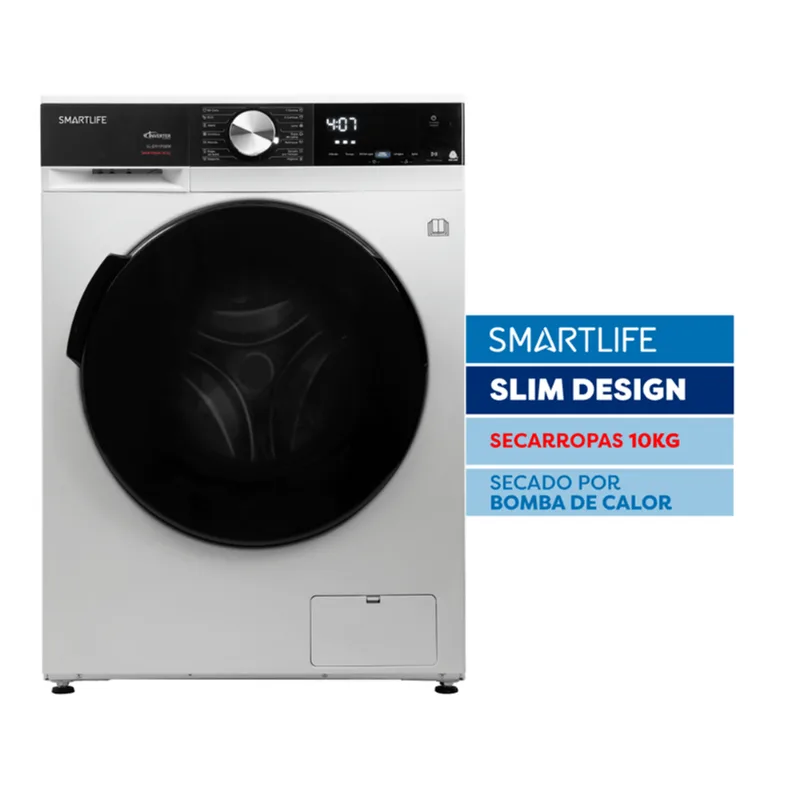 Secarropas por bomba de calor Smartlife SL-DYHP10W 10 Kg Blanco