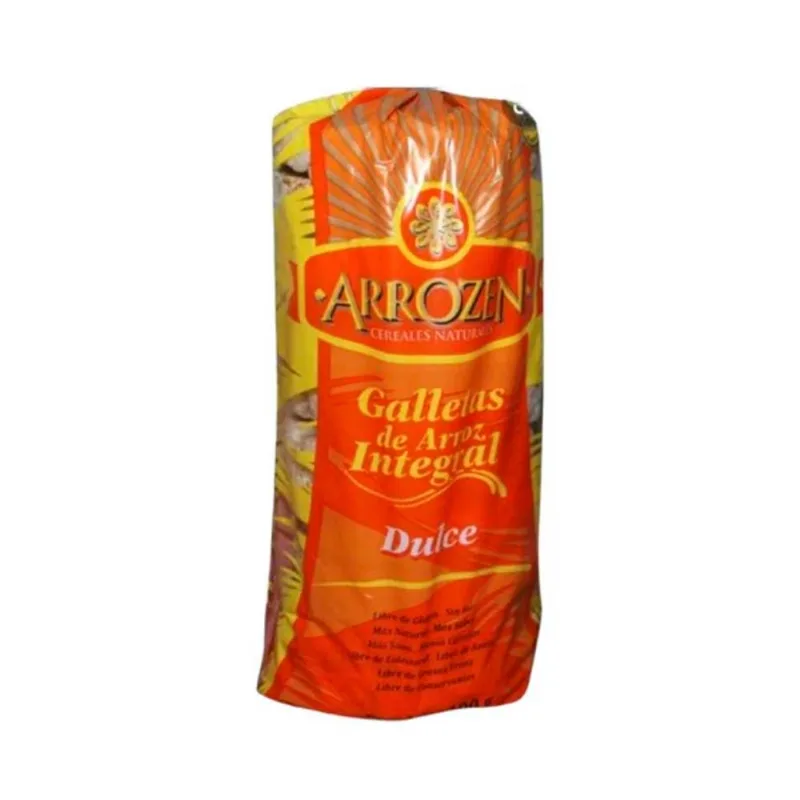 Galletitas de Arroz Integral Sabor Dulce 100 Grs Arrozen