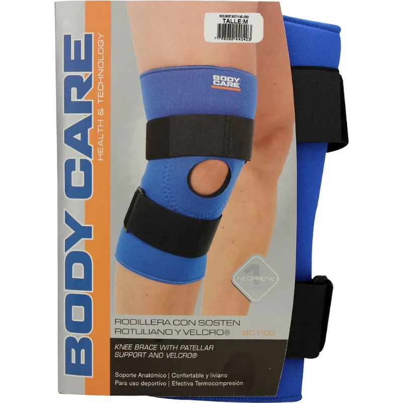 Rodillera con Sostén Body Care Rotuliano con Velcro Talle M