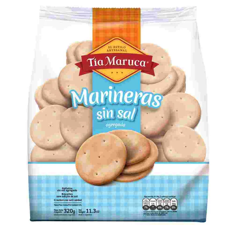 Marineras Tia Maruca Sin Sal X320gr
