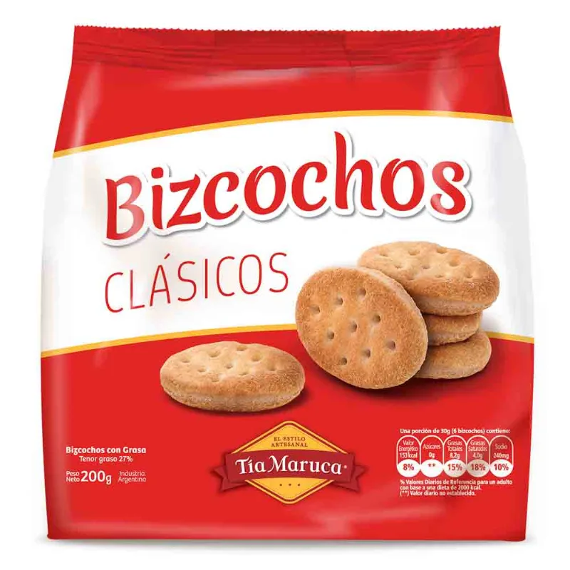 Bizcocho De Grasa Tía Maruca 200g