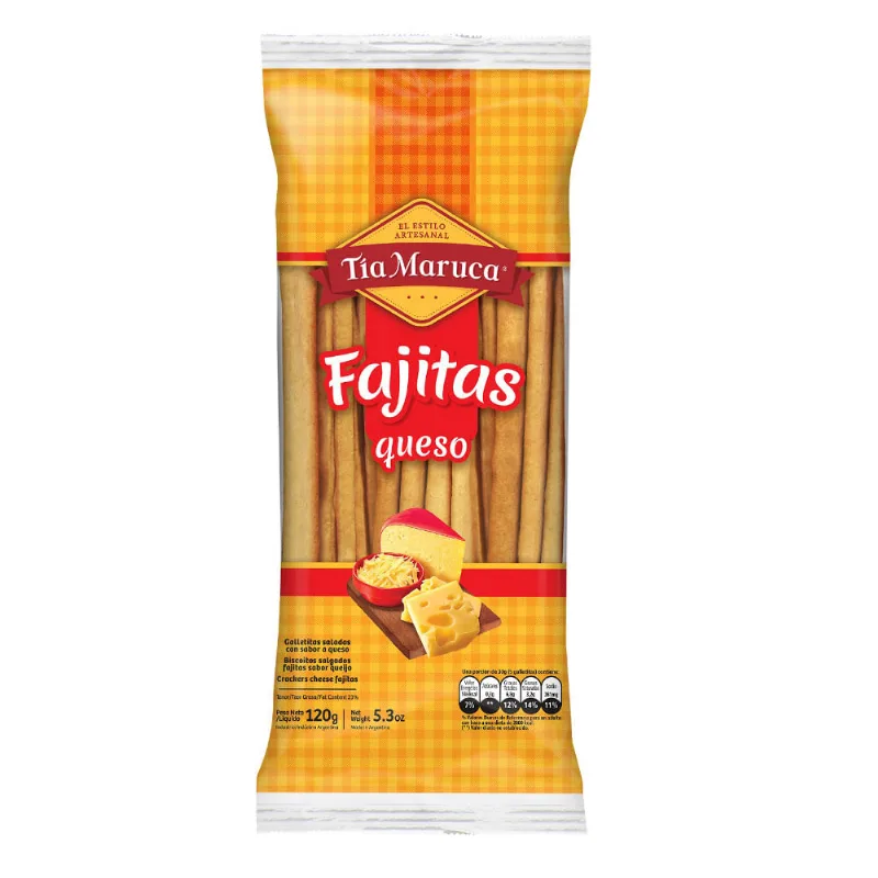 Fajitas Tia Maruca Queso X120g