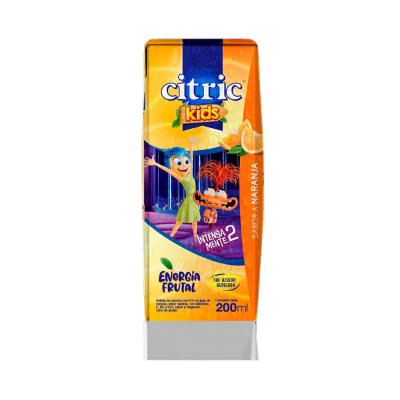 Jugo Citric Kids Naranja X 200 Ml
