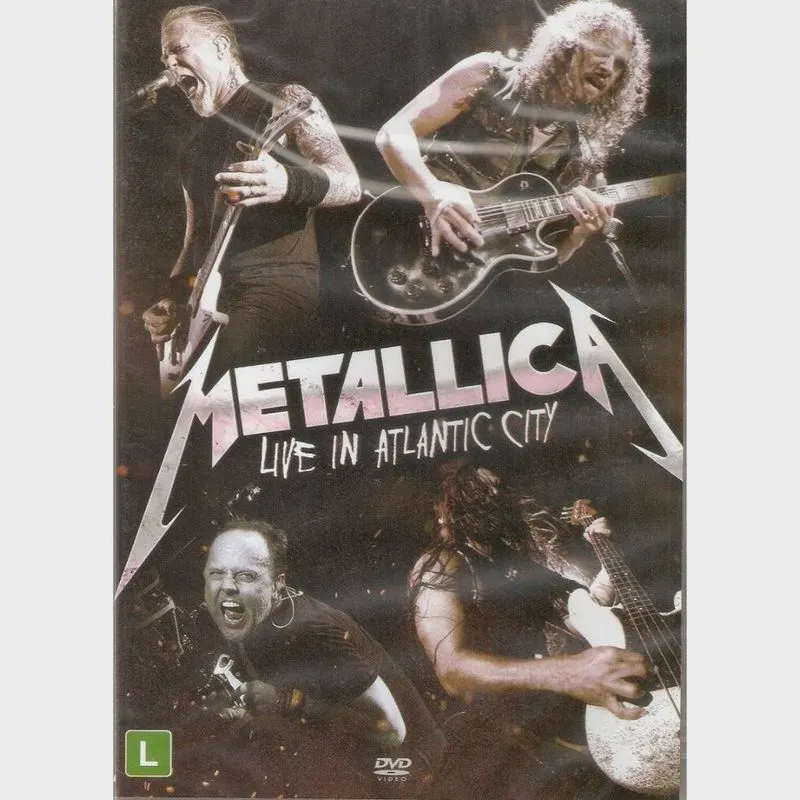 Dvd Metallica - Live In Atlantic City