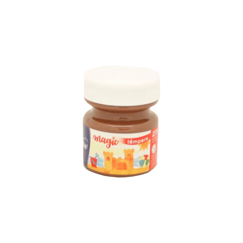 Tempera Albamagic X 275gr Marron Tempera Pote Marron Albamagic 275 Gr