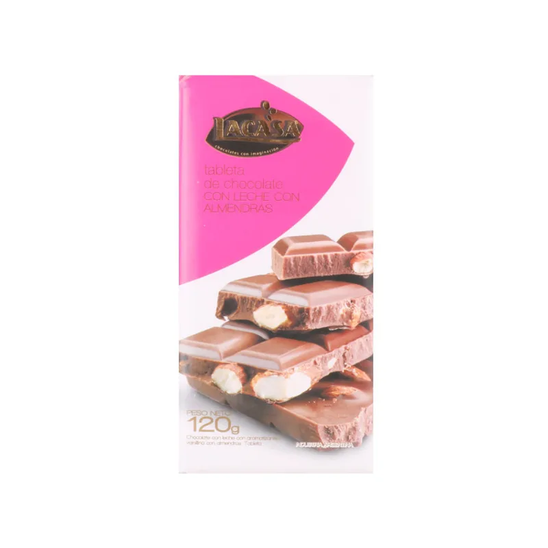 Chocolate Lacasa X 120 Gr Chocolate Lacasa Con Leche 120 Gr