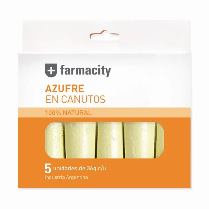 Barras de Azufre Farmacity x 5 un