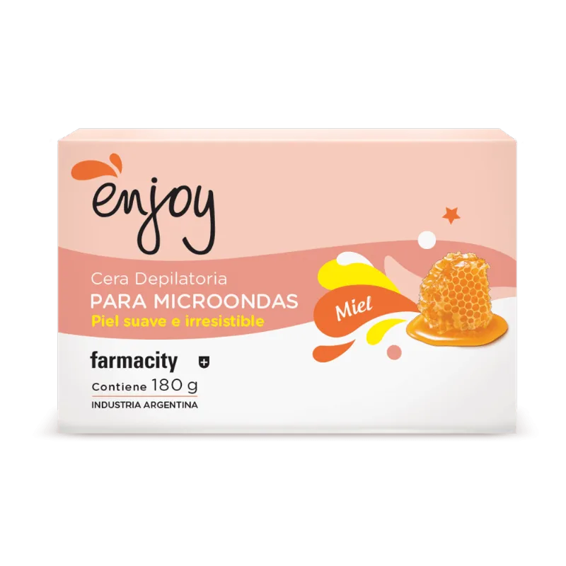 Cera Depilatoria Enjoy Miel Piel Suave x 180 g