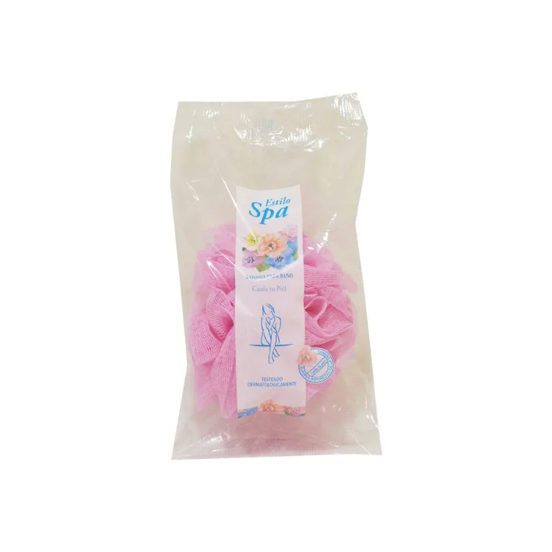 Esponja vegetal exfoliante pompón Estilo Spa x 1 uni