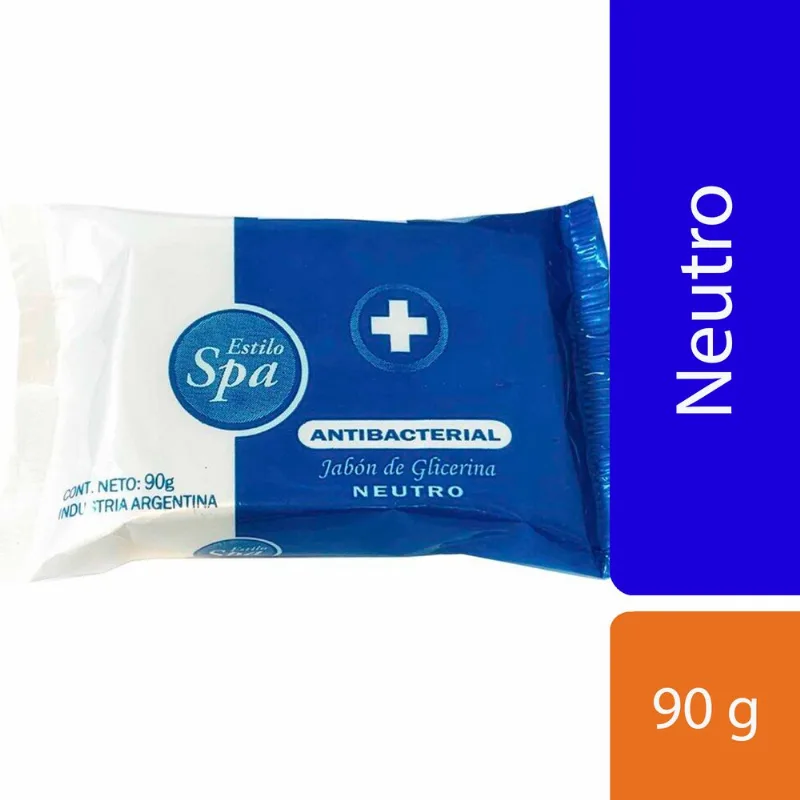 Jabón de glicerina Estilo Spa antibacterial 90 g.