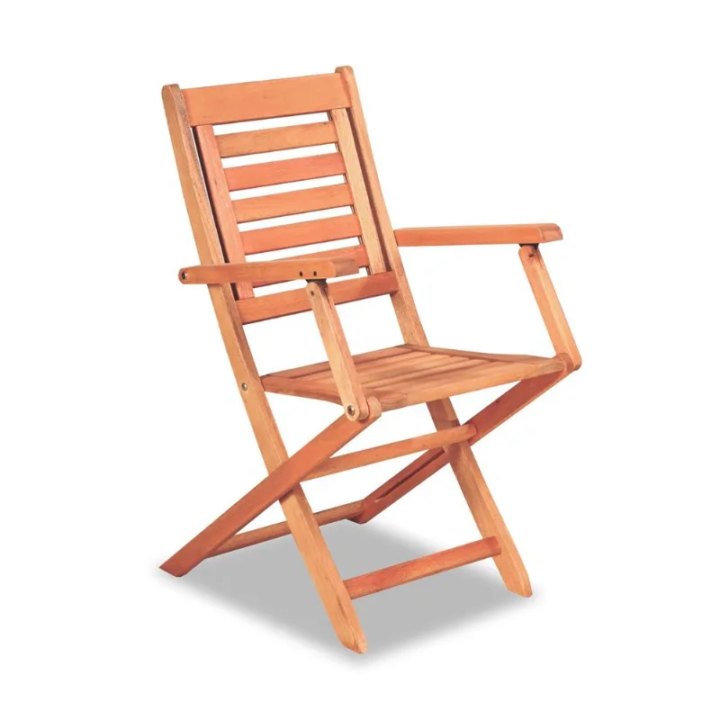 Silla Plegable Ecomadera con poya brazo Euca Amancay