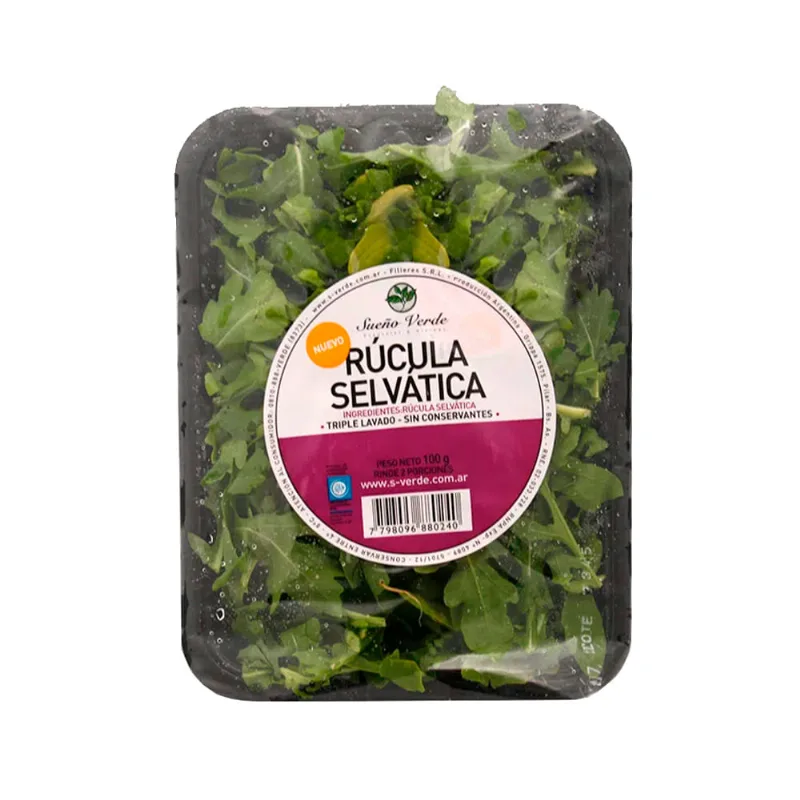 Rúcula Selvática x 100 Grs