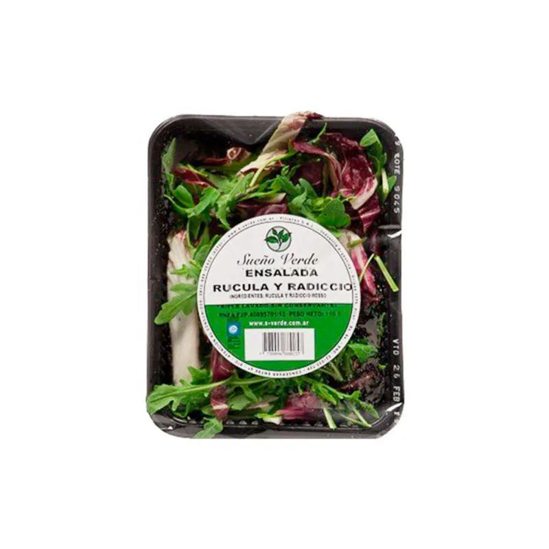 Mix de Rúcula y Radicchio 110 Grs
