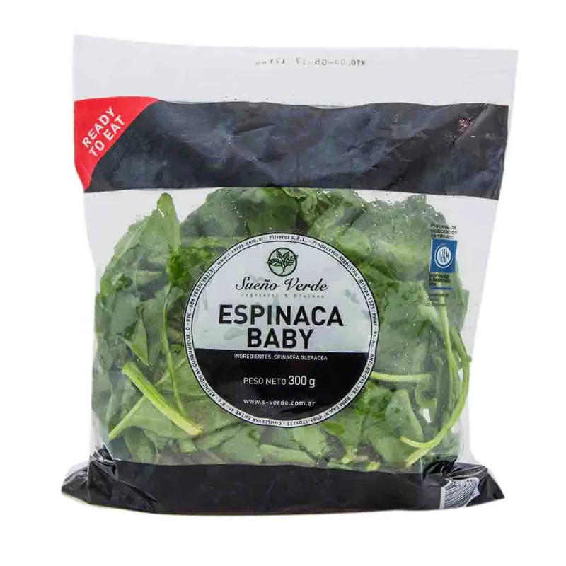 Espinaca Baby 300 Grs