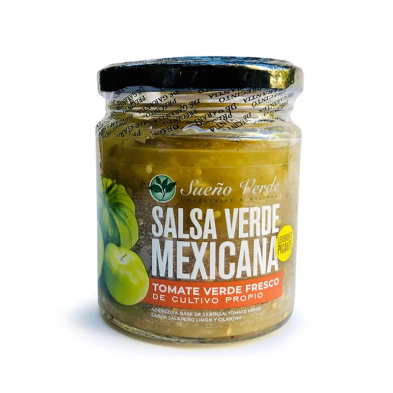Salsa verde mexicana Sueño Verde frasco 160 g.