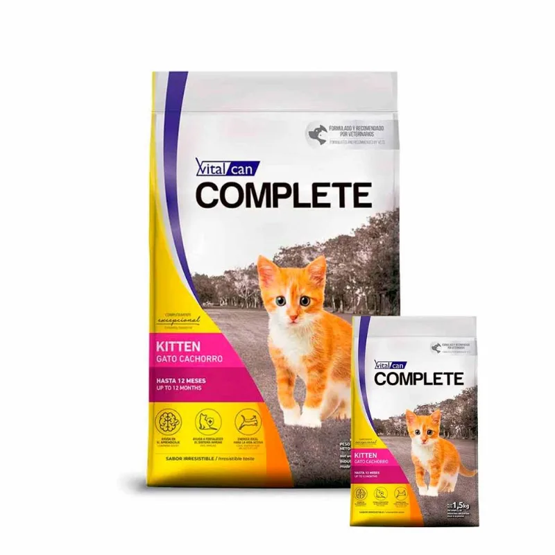 VITALCAN COMPLETE GATO KITTEN X 7.5 KG