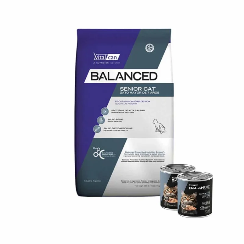 VITALCAN BALANCED GATO SENIOR X 7.5 KG