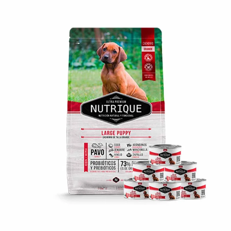 NUTRIQUE PERRO CACHORRO GRANDE X 15 KG
