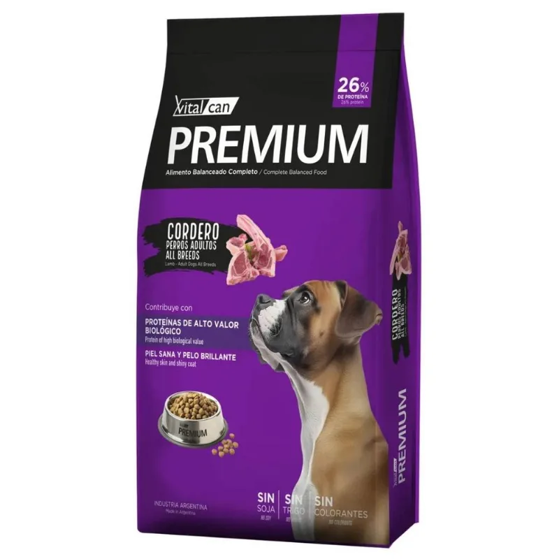 Vitalcan Premium Perro Adulto Cordero x 7,5 Kg