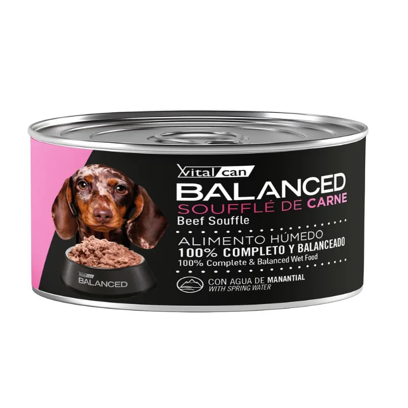 Vitalcan Balanced Soufflé De Carne Perro Cachorro x 85 gr