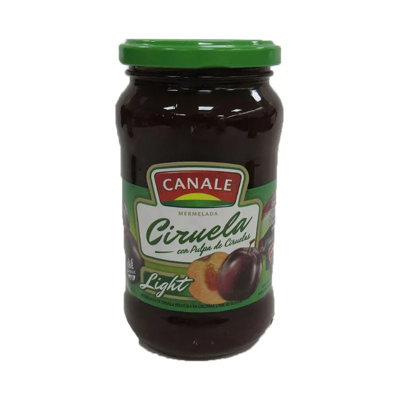 Mermelada de ciruela light Canale 390 g.