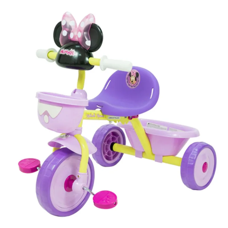 TRICICLO BEBITOS MINNIE XG8917 PLEGABLE AMARILLO