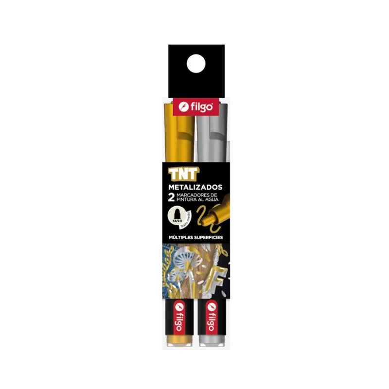 Marcador Filgo pintura al agua TNT 3.0 metal 2 uni