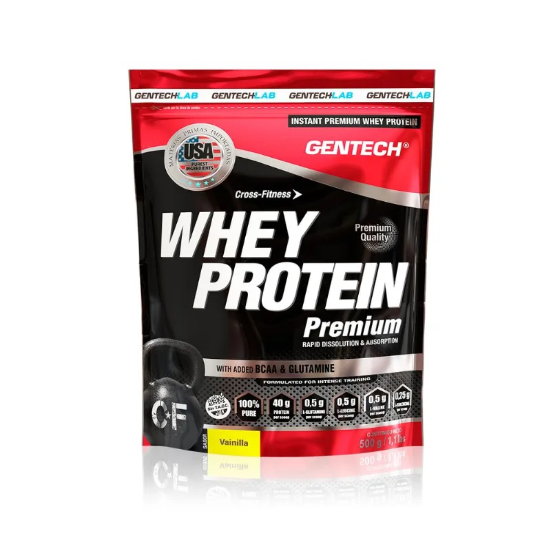Suplemento Deportivo Gentech Whey Protein Premium Vainilla x 500 g