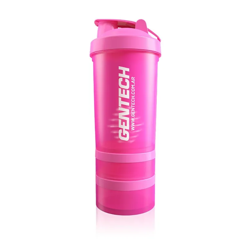 Vaso Mezclador Gentech Shaker Fucsia x 500 ml