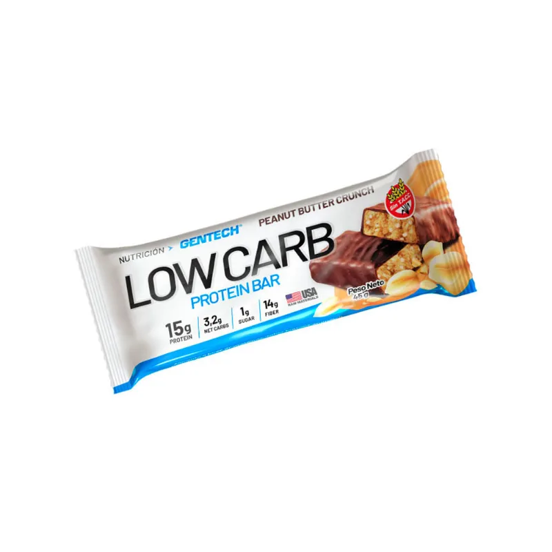 Barra Proteica Gentech Low Carb Peanut Butter 45gr