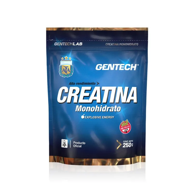 Suplemento Deportivo Gentech Creatina Monohidrato en Polvo x 250 g