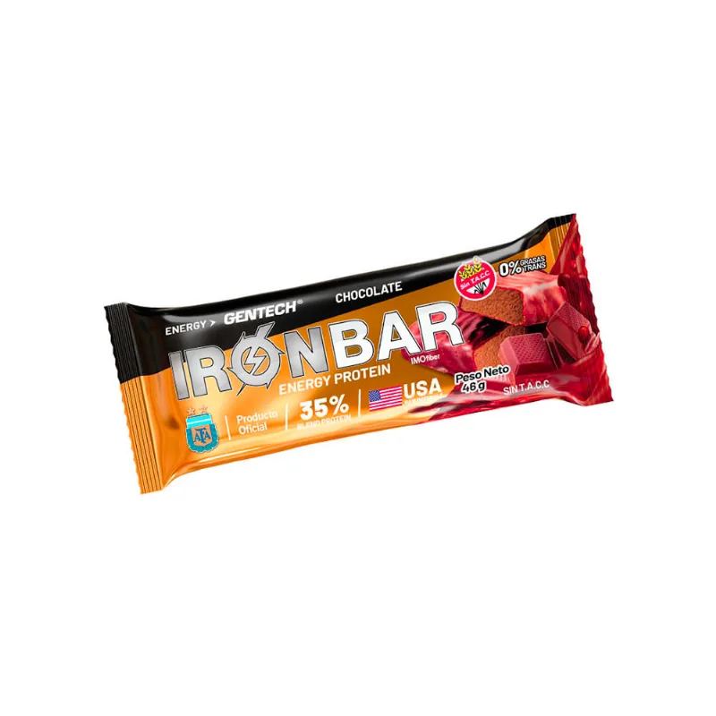 Barra de Proteína Sabor Chocolate 46 Grs Gentech