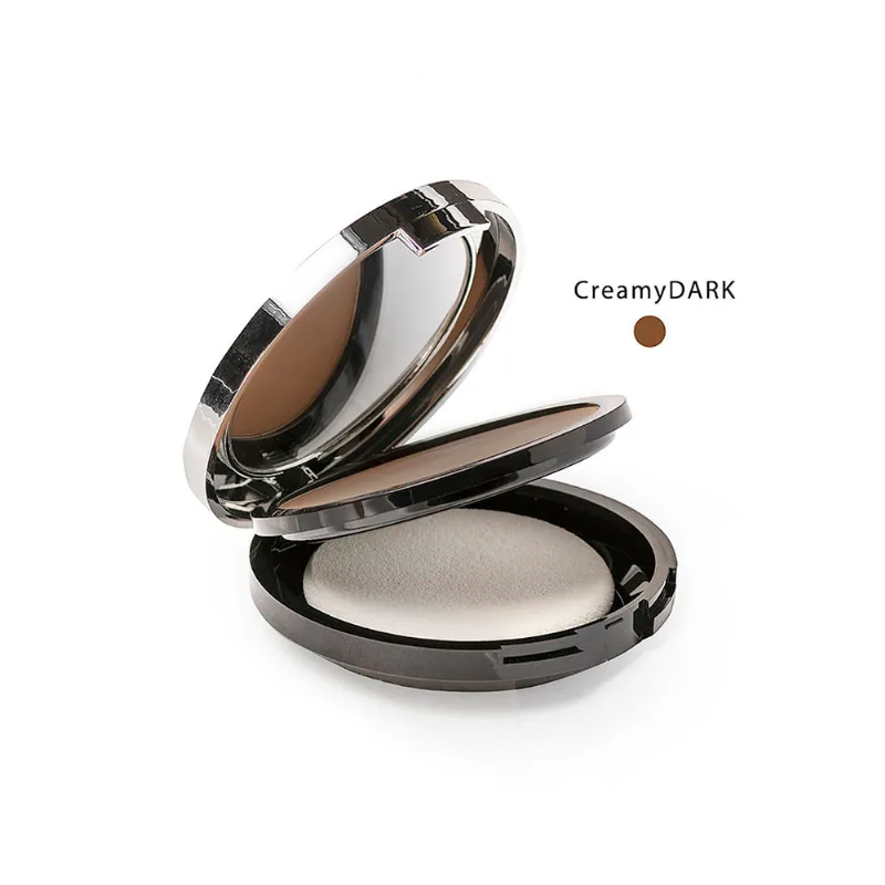 Polvo Compacto Cremoso Glamorous Cremy Hipoalergénica Dark