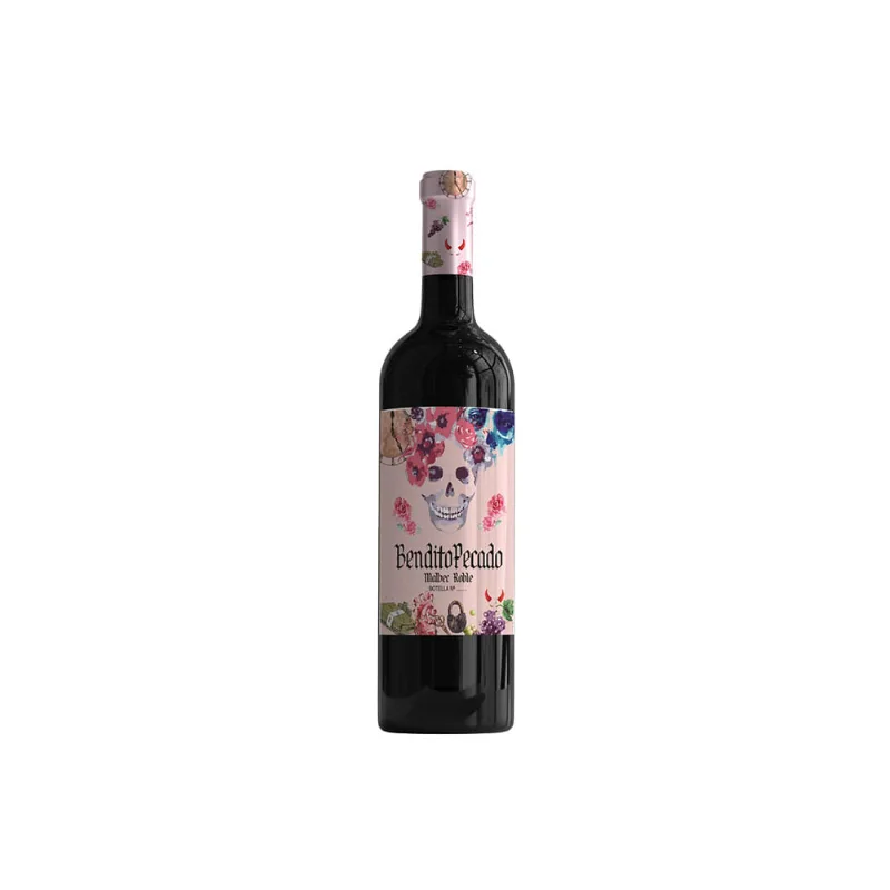 Vino Tinto Malbec Roble 750 Cc Bendito Pecado