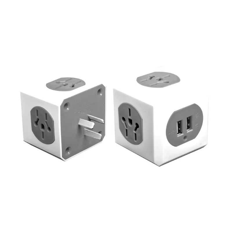 Cubo Berelec sin cable 4 tomas + 2 USB