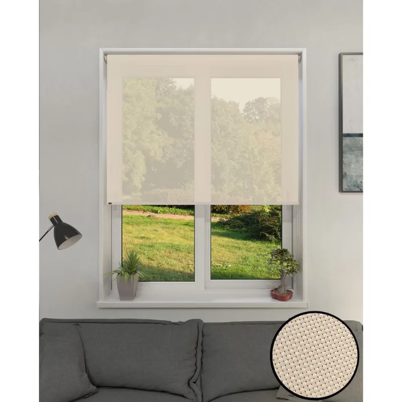 Cortina Roller Sun Screen 5% Beige 2,00 x 2,20